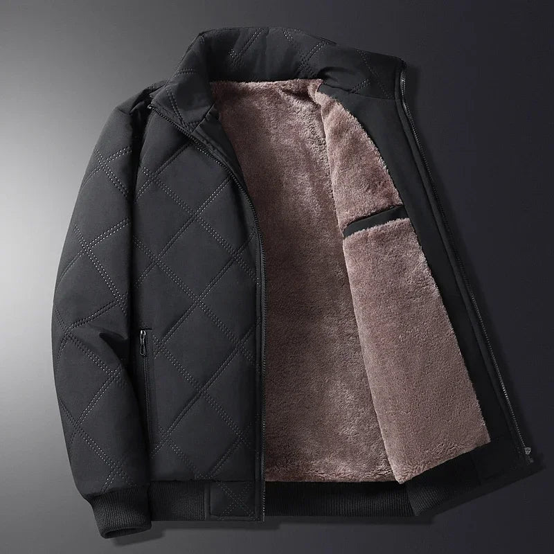 Yorick - Eleganter Wintermantel für Männer - Schwarz / XS