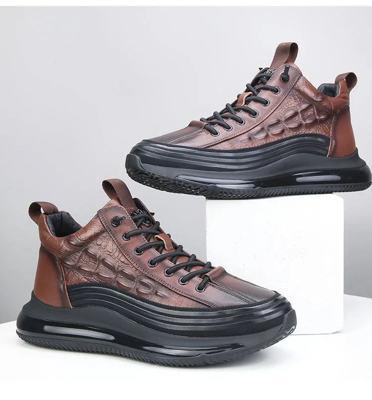 Syllas™ - Stilvolle, bequeme Sneakers - Braun / 38