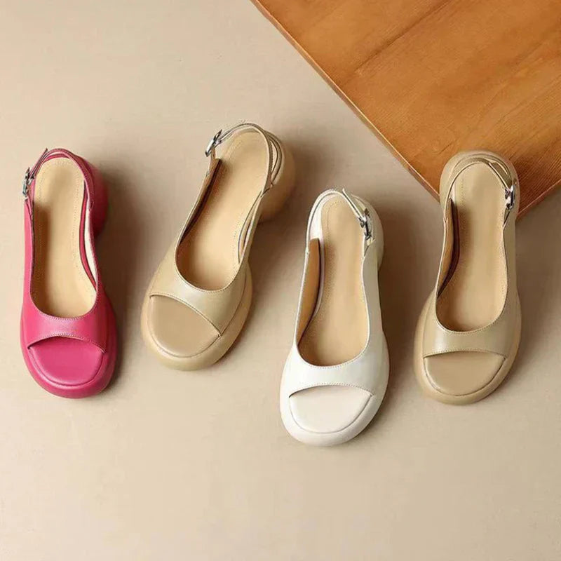 Nylah | orthopädische Sandalen mit offener Ferse für den Sommer