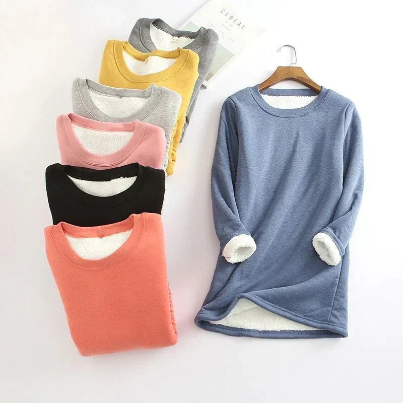 Tina - Bequemer Fleece-Sweater