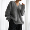 Giselle™ | Feine Strickjacke - Cardigans - Mandelbraun / S