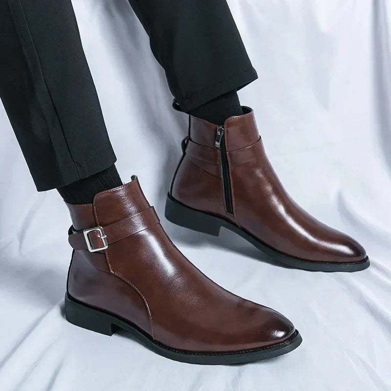 Davion | Klassische Chelsea-Stiefel für Herren
