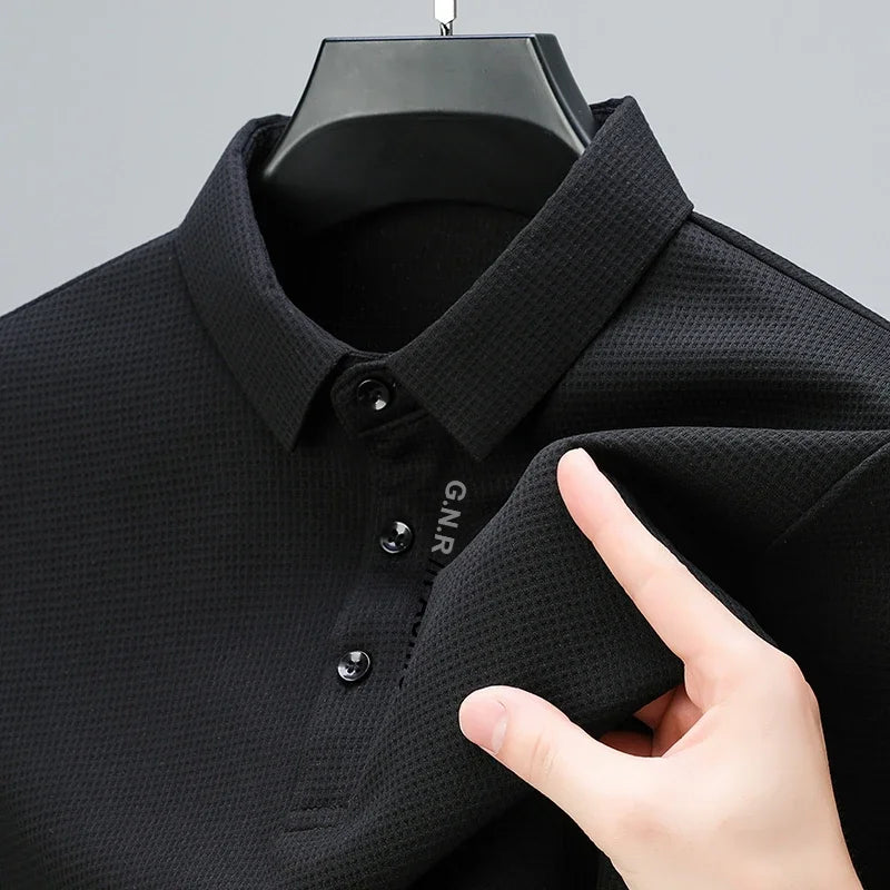 Ellard | Klassisches Langarm-Poloshirt für Herren