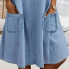 Jille | Hemdblusenkleid aus Denim