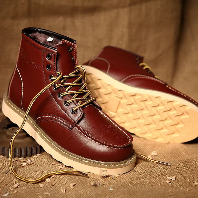 Maxim™ | Vintage-inspirierter Stiefel - Schwarz / 35
