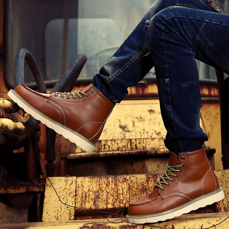 Maxim™ | Vintage-inspirierter Stiefel - Khaki / 35
