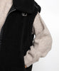 Teddyweste Snow Schwarz
