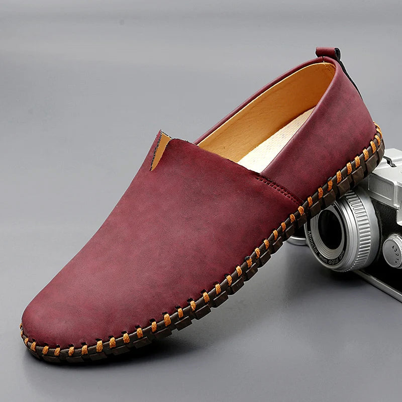 Calyx | Stichdetail-Lederloafers