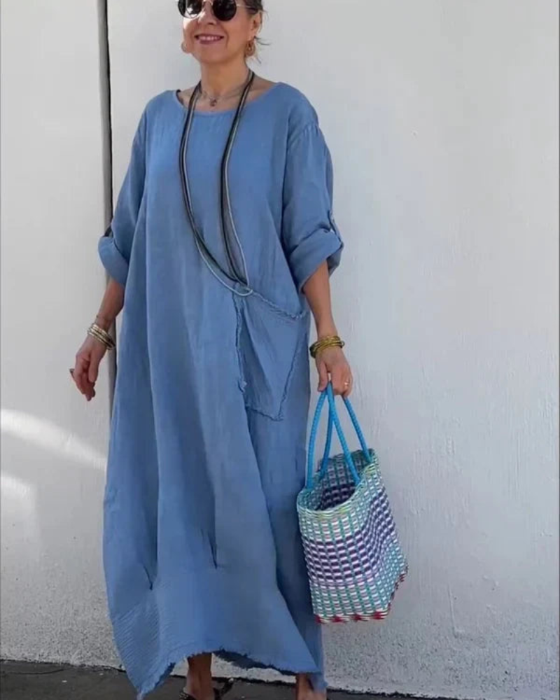 Anselm | Schickes Boho-Kleid aus Baumwolle
