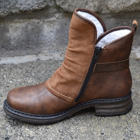 Elara™ | Kuschelige Stiefeletten - 35