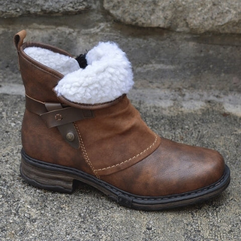 Elara™ | Kuschelige Stiefeletten - 34