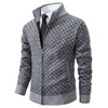 Edward™ | Moderne Herrenjacke - Mens Sweater - Grau / M