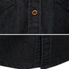 Astra - Denim Hemd - Schwarz / S