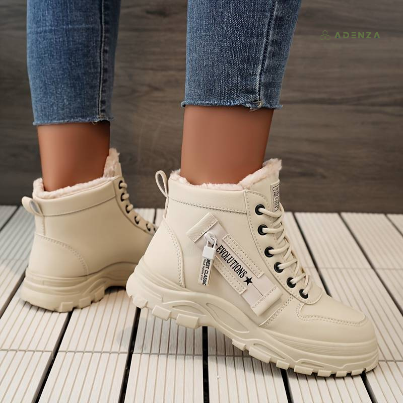Vivia™ – Wetterfeste Damen-Winterstiefel - Khaki / 35