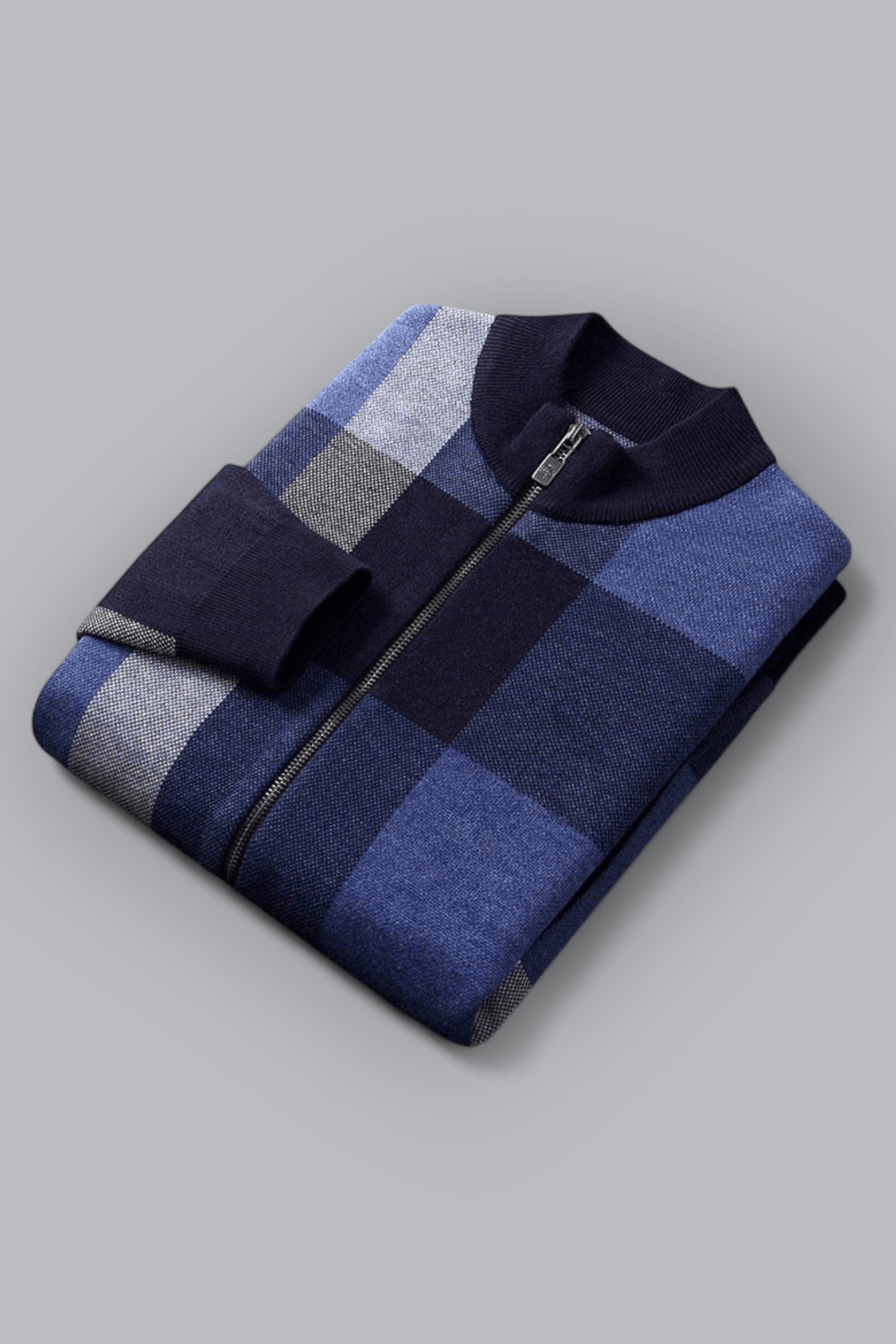 Cedric™ – Moderne Strickjacke - Cardigan - Dunkelbraun / XS