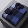Cedric™ – Moderne Strickjacke - Cardigan - Dunkelblau / XS