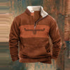 Jonas™ | Zip-Up Pullover für Herren - Orange / S