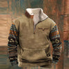 Jonas™ | Zip-Up Pullover für Herren - Khaki / S