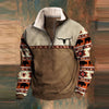 Jonas™ | Zip-Up Pullover für Herren - Dunkelbraun / S