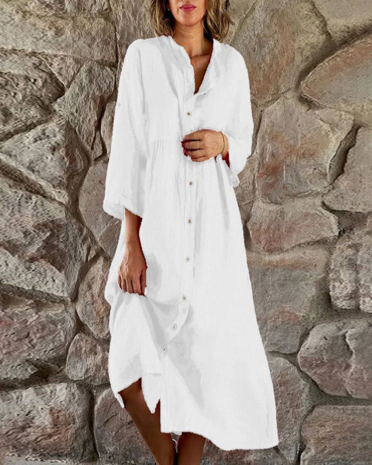 Leila | Schickes Baumwollkleid für den Alltag