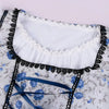 Blaues Damen-Dirndl im Traditionellen Oktoberfest-Stil