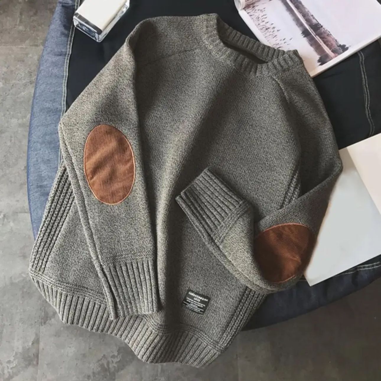 Morgan™ - Luxus Herrenpullover - Grau / S
