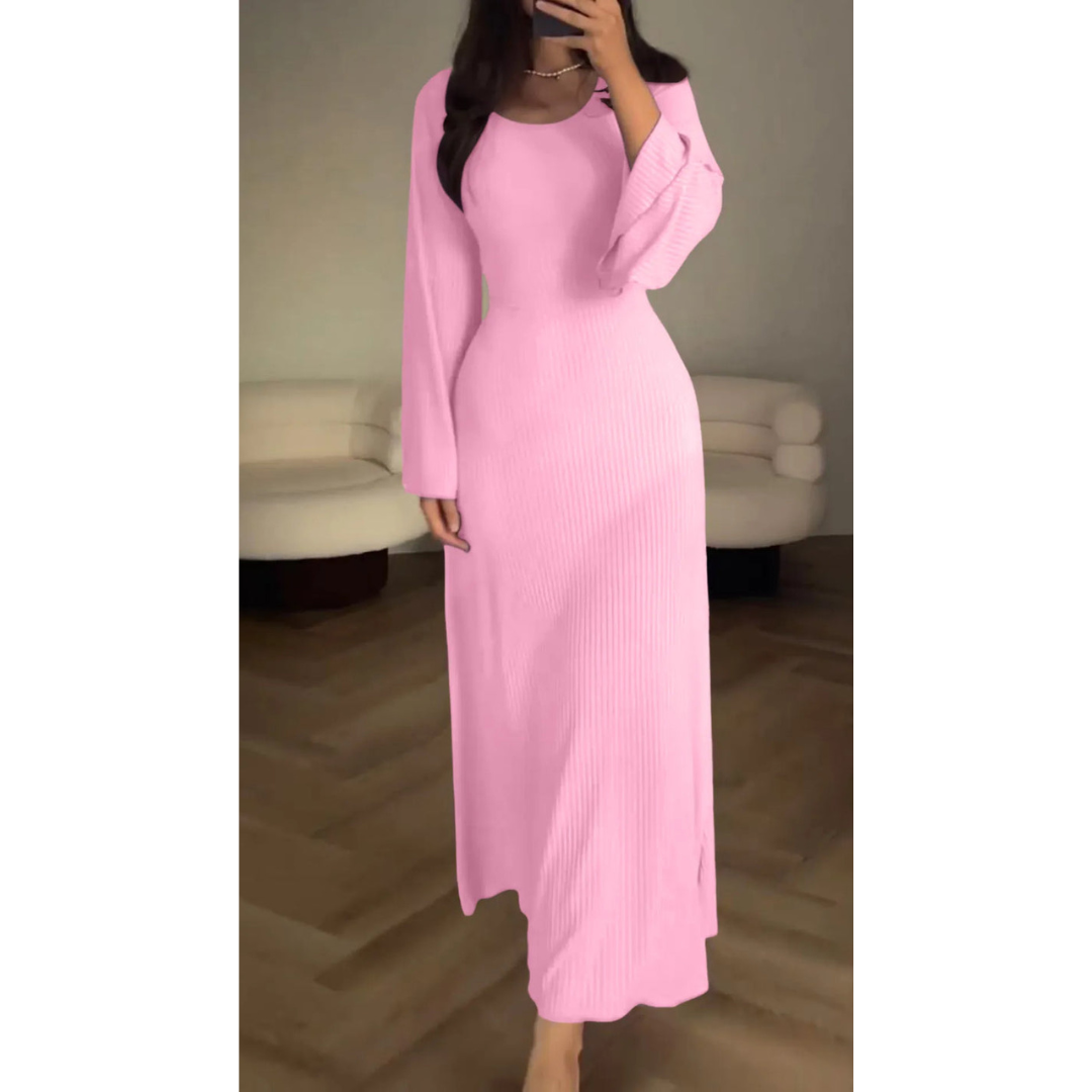 Elysia™ | Elegantes Maxikleid - Rosa / S