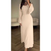 Elysia™ | Elegantes Maxikleid - Beige / S