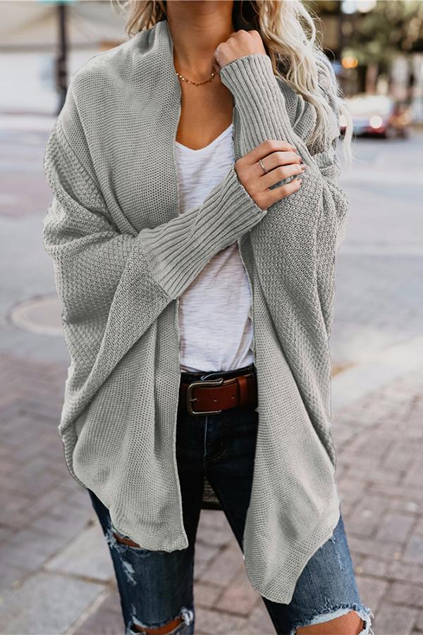 Jarla | Komfortabler Plus-Size Cardigan mit Batwing-Ärmeln