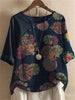 Vivienne | Feminines Kurzarmshirt mit Blumenmuster