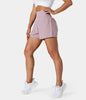 China | Sportliche Shorts mit hoher Taille und fließendem Oberstoff