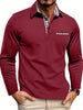 Carl™ | Elegantes Langarm-Poloshirt im modernen Schnitt