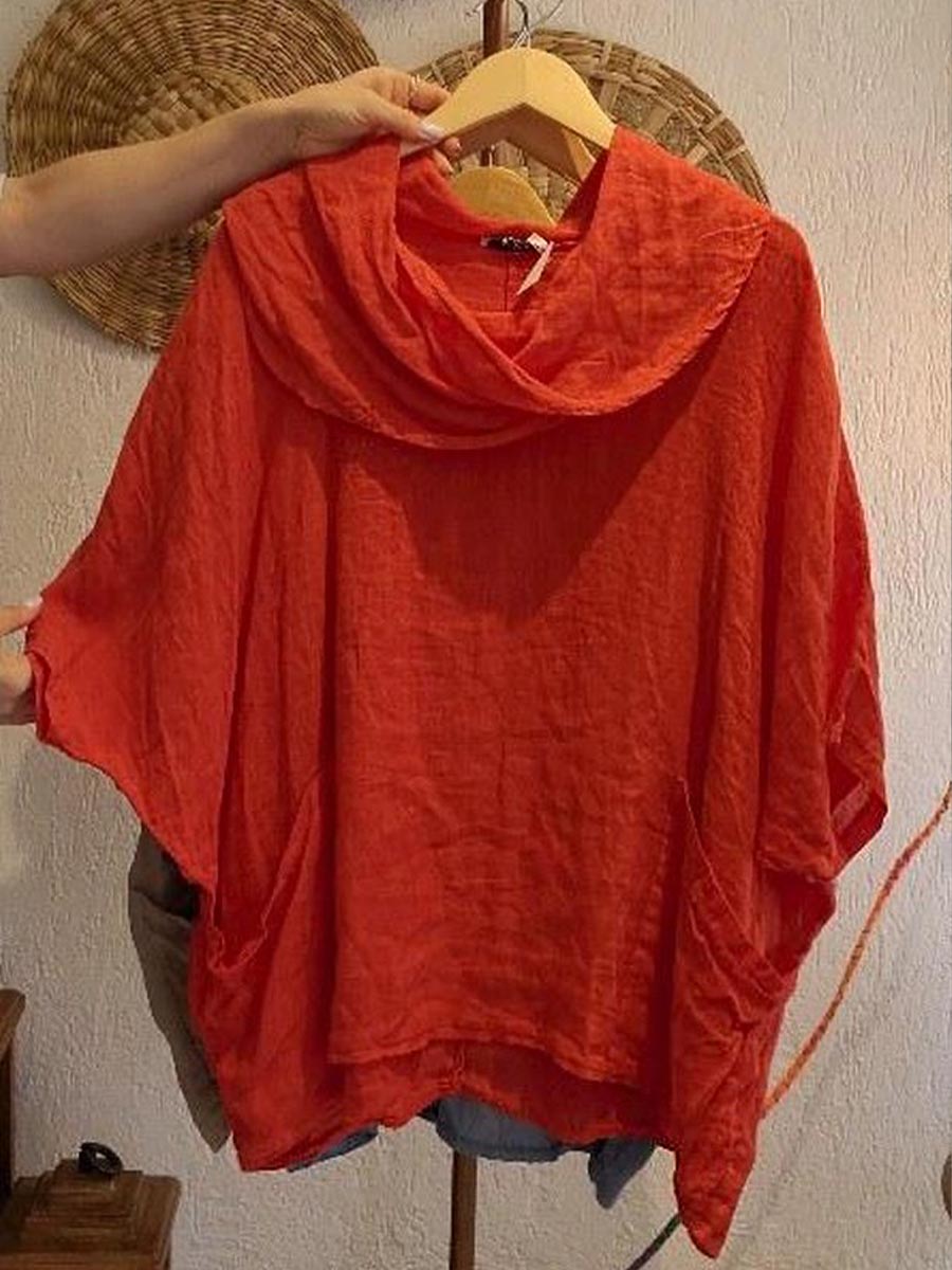 Fatima | Bequemes, lässiges Damen-Top mit Taschen