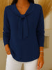Yerra | Damenpullover mit Krawattendetail