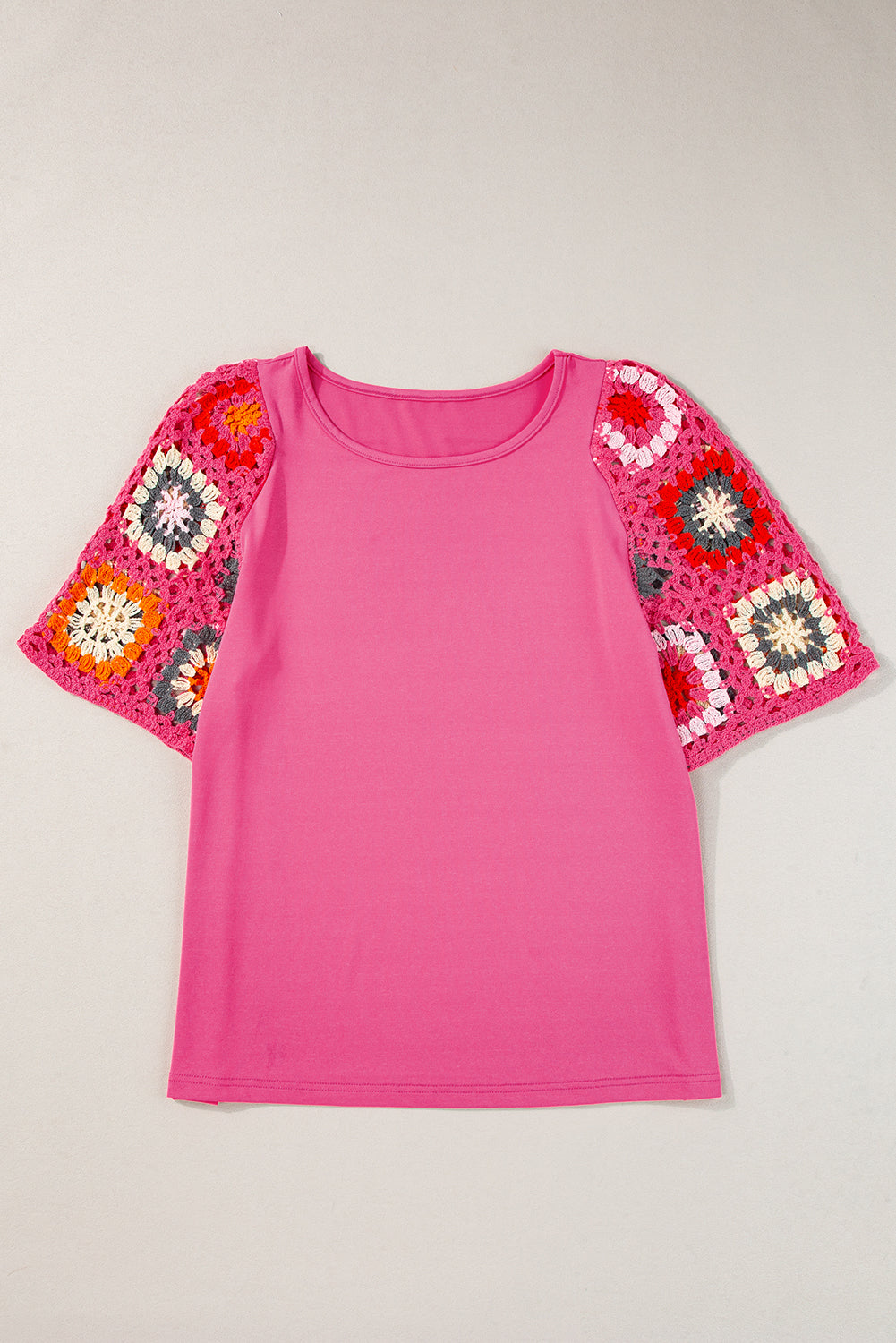 Meribeth | Häkel-Top mit Blumenmuster