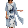 Ingrid | Stilvolles Anzugskleid mit Blumenmuster