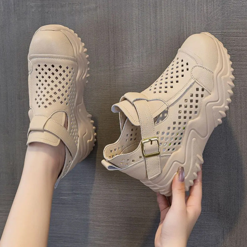 Jaylani™ | Atmungsaktive Sommer-Schuhe für Damen mit dicken Sohlen