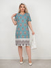 Emilia | elegantes Damenkleid mit Bohemian-Print