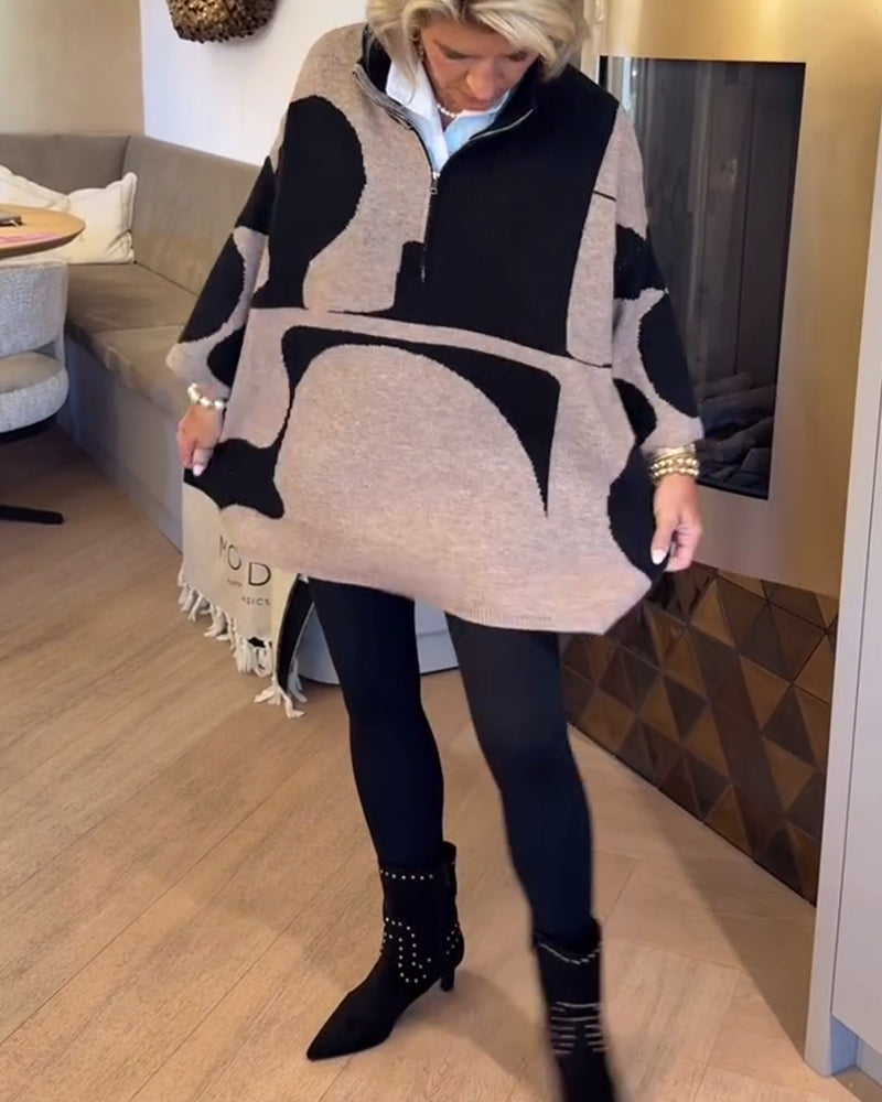 Lilva | Pullover mit Halbreißverschluss