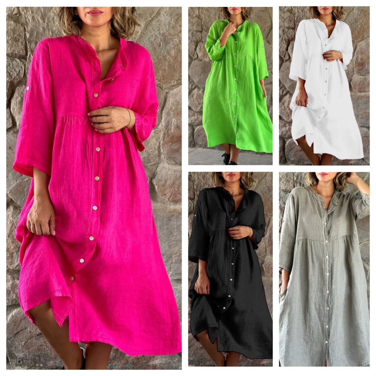 Luz | Lockeres Hemdkleid