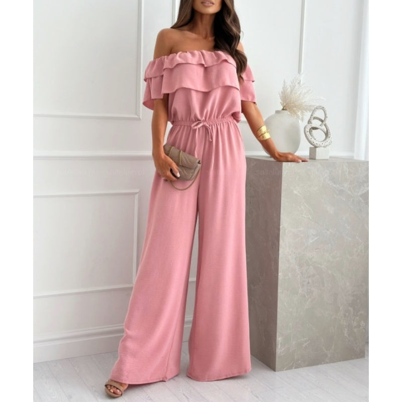 Soriah | Damen-Jumpsuit mit Rüschen