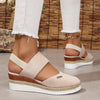 Freyja | stilvolle orthopädische Sandalen mit entspannendem Plateau und Belüftung