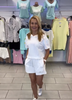 Kylee | sportliche Shorts mit Kapuzen-Design