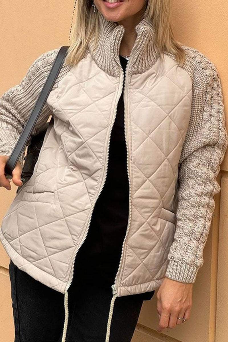 Minia | Einfarbige Patchwork-Jacke