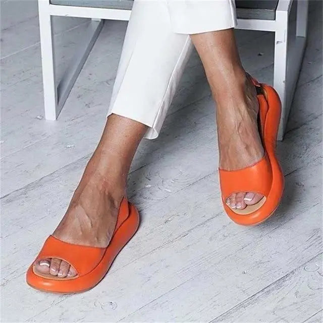 Ushley | Stylische orthopädische Plateausandalen für Frauen