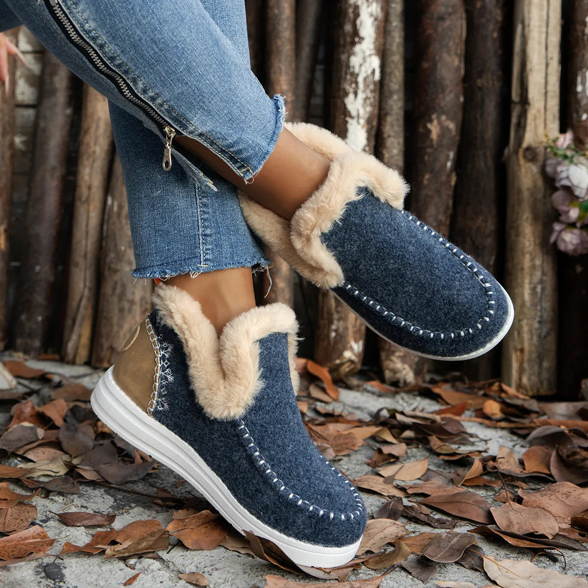 Noelia™ – Gefütterte Damen-Winterboots - Blau / 36