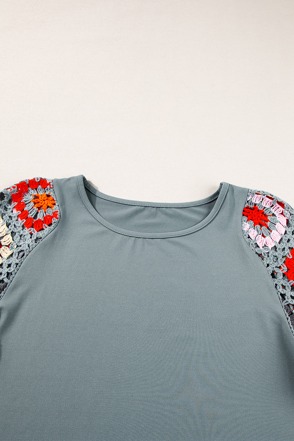 Meribeth | Häkel-Top mit Blumenmuster