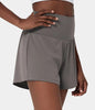 China | Sportliche Shorts mit hoher Taille und fließendem Oberstoff