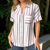 Christa | elegante Freizeitbluse mit Streifenmuster