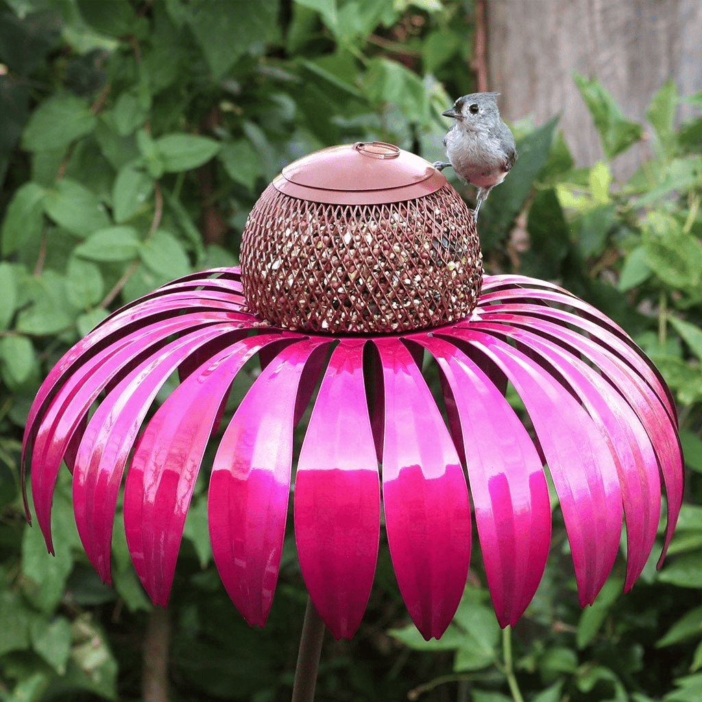 VogelFreude™ | Sonnenhut-Vogelfutterstation | 1+1 GRATIS HEUTE! - Garden - Rosa
